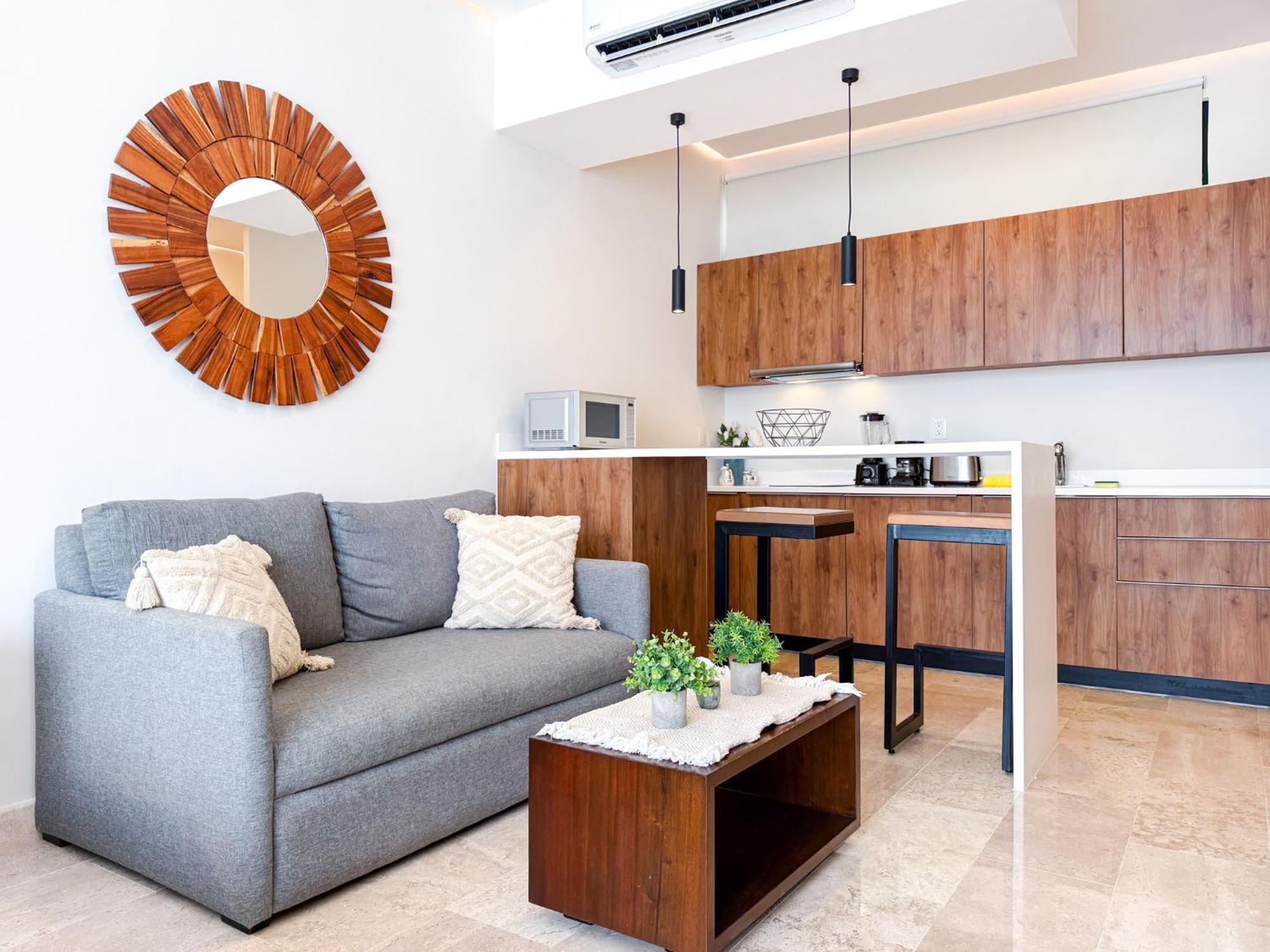 Apartamento Aldea Zama Apartment King Bed Sofa Kitchen Full Gym Wifi Cinema
