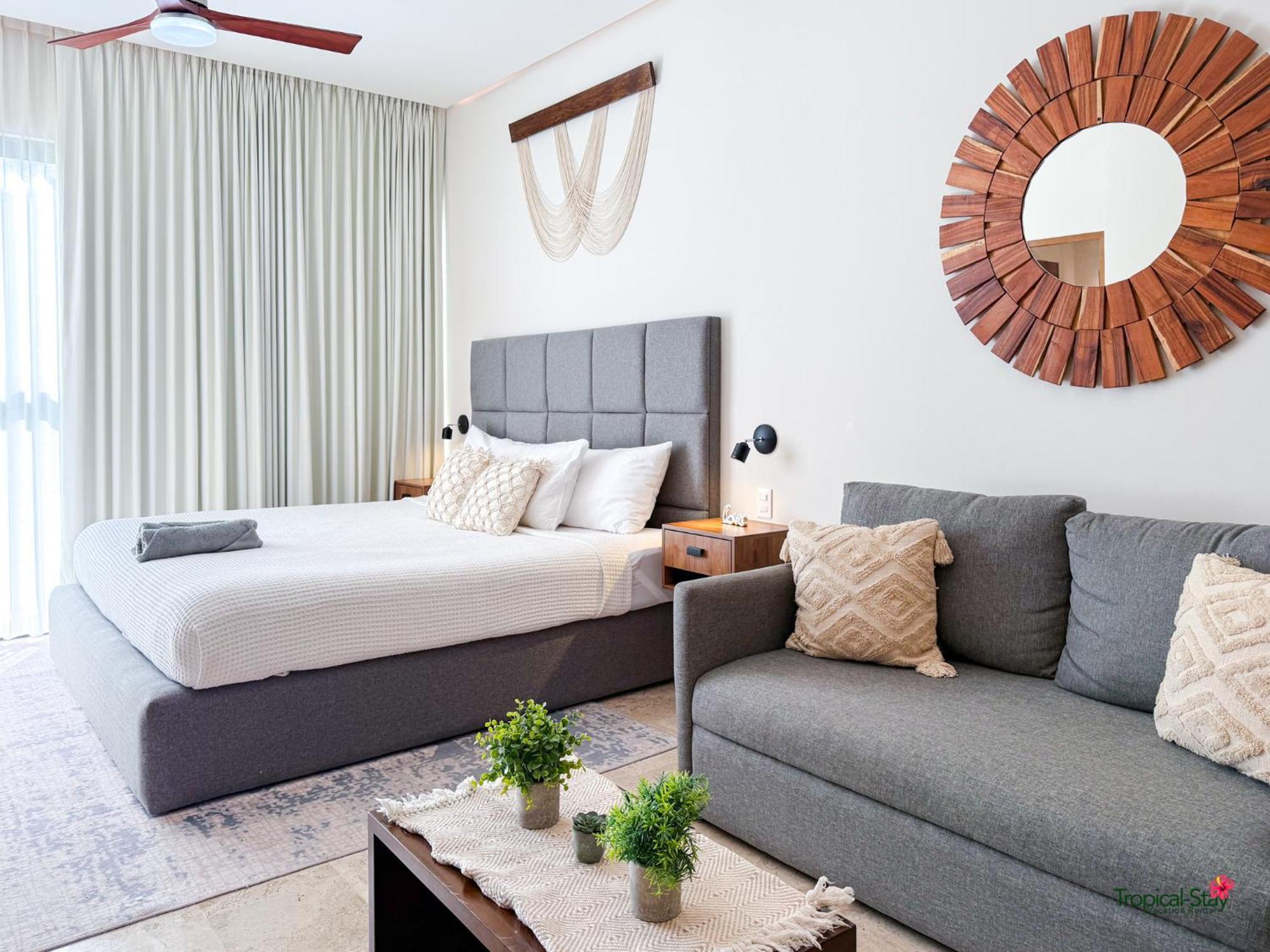 Apartamento Aldea Zama Apartment King Bed Sofa Kitchen Full Gym Wifi Cinema